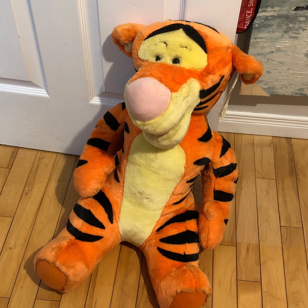 Plush Orange Pooh Tigger Stuffed Animal - Soft Kids Toy
